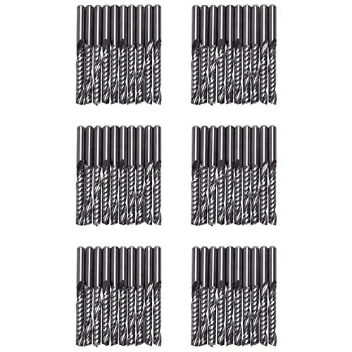 Rfeeuubft 60 Stücke Cnc Fräser 3,175X22 mm Einzelne Flöte Spiral Carbid Cnc Fräser Fräser Rfeeuubft 60 Stücke Cnc Fräser 3,175X22 mm Einzelne Flöte Spiral Carbid Cnc Fräser Fräser von Rfeeuubft