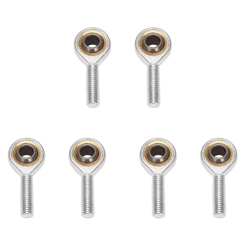 Rfeeuubft 6Stück M10 x 1,5 Gelenkkopf mit Stangenkopf und Rosettengelenk, Rechtsgewinde, 10 mm, Metrisch, Bronze, SA10 Rfeeuubft 6Stück M10 x 1,5 Gelenkkopf mit Stangenkopf und Rosettengelenk, Rechtsgewinde, 10 mm, Metrisch, Bronze, SA10 von Rfeeuubft