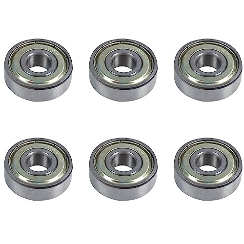 Rfeeuubft 6X 629Z Doppelt Metall Geschirmt Versiegelt Deep Tiefe Rille Kugellager 9X26X8mm Rfeeuubft 6X 629Z Doppelt Metall Geschirmt Versiegelt Deep Tiefe Rille Kugellager 9X26X8mm von Rfeeuubft