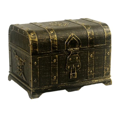 Rfeeuubft Bronzefarbene Quadratische Abdeckung, Piratenjagd, Versteckte Box, Plastik, Dekoratives Hausspiel für Kinder, Retro-Dekoration, Geschenke Rfeeuubft Bronzefarbene Quadratische Abdeckung, Piratenjagd, Versteckte Box, Plastik, Dekoratives Hausspiel für Kinder, Retro-Dekoration, Geschenke von Rfeeuubft