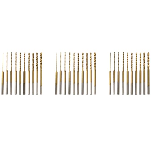 Rfeeuubft Micro-Twist-Bohrer-Set - 30 Stück 0,6 mm-2,2 mm Kleiner Bohrer 2,35 Schaft HSS Mini-Gravierbohrer Lochbohrwerkzeug Rfeeuubft Micro-Twist-Bohrer-Set - 30 Stück 0,6 mm-2,2 mm Kleiner Bohrer 2,35 Schaft HSS Mini-Gravierbohrer Lochbohrwerkzeug von Rfeeuubft