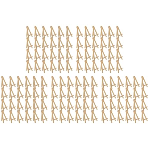 Rfeeuubft Mini-Holzständer, Staffeleien, Tischständer, geeignet für Kinderhandwerk, Visitenkarten, 12,7 cm, 120 Stück Rfeeuubft Mini-Holzständer, Staffeleien, Tischständer, geeignet für Kinderhandwerk, Visitenkarten, 12,7 cm, 120 Stück von Rfeeuubft