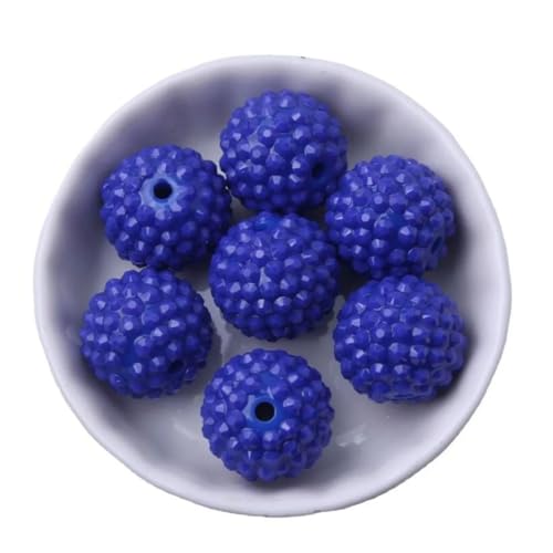 12 mm, 16 mm, 20 mm, solide klobige Strasssteine, für Stifte, Perlenschmuck, Blau, 12 mm, 400 Stück von Rfmfkkg