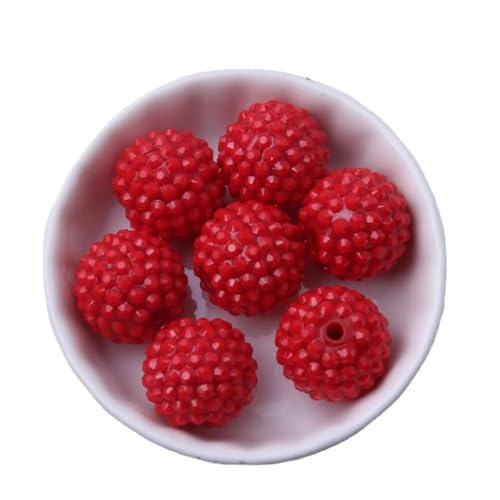 12 mm, 16 mm, 20 mm, solide klobige Strasssteine, für Stifte, Perlenschmuck, Rot, 12 mm, 400 Stück von Rfmfkkg