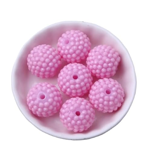 12 mm, 16 mm, 20 mm, solide klobige Strasssteine, glitzernde Kugelperlen für Stifte, Perlenschmuck, 20 mm, 100 Stück von Rfmfkkg