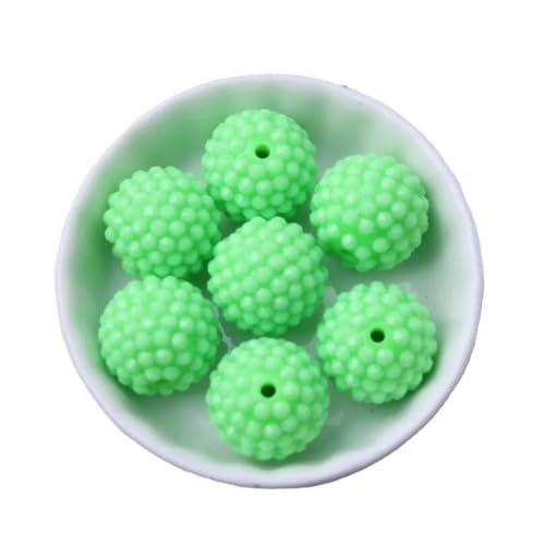 12 mm, 16 mm, 20 mm, solide klobige Strasssteine, glitzernde Kugelperlen für Stifte, Perlenschmuck, 20 mm, 100 Stück von Rfmfkkg