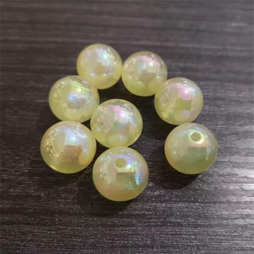 12 mm/16 mm/20 mm, runde Hochzeitsdekoration, Basteln, überzogene UV-Perlen für Schmuck, DIY, Handarbeit, gelb, 12 mm, 500 Stück pro Beutel 12 mm/16 mm/20 mm, runde Hochzeitsdekoration, Basteln, überzogene UV-Perlen für Schmuck, DIY, Handarbeit, gelb, 12 mm, 500 Stück pro Beutel von Rfmfkkg