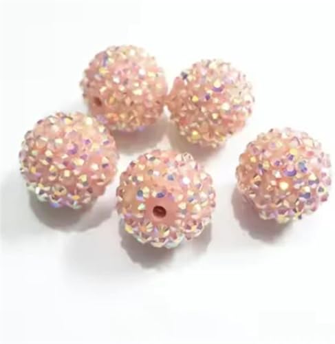 20 mm, 100 Stück/Strass-Perlen, passend für klobige Halsketten/DIY/handgefertigt/Perlen-Stiftschmuck, 10 x 20 mm, 100 Stück pro Beutel von Rfmfkkg