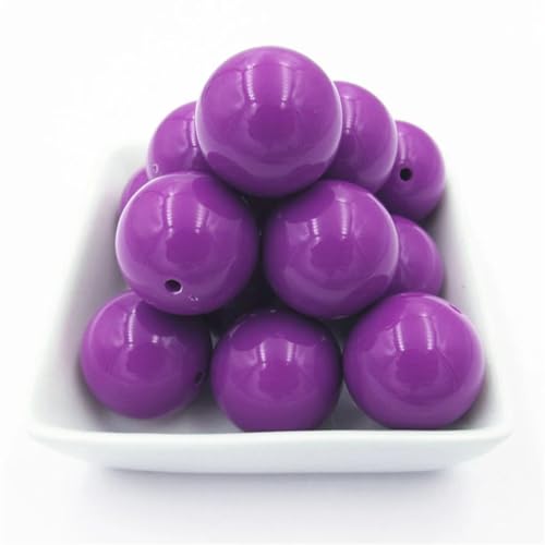 6 mm/8 mm/10 mm/12 mm/14 mm/16 mm/18 mm/20 mm, Acryl, massiv, für klobige Halsketten/DIY/handgefertigt, Dunkelviolett, 14 mm, 300 Stück 6 mm/8 mm/10 mm/12 mm/14 mm/16 mm/18 mm/20 mm, Acryl, massiv, für klobige Halsketten/DIY/handgefertigt, Dunkelviolett, 14 mm, 300 Stück von Rfmfkkg