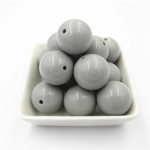 6 mm/8 mm/10 mm/12 mm/14 mm/16 mm/18 mm/20 mm, Acryl, massiv, für klobige Halsketten/DIY/handgefertigt, Hellgrau, 9, 16 mm, 200 Stück 6 mm/8 mm/10 mm/12 mm/14 mm/16 mm/18 mm/20 mm, Acryl, massiv, für klobige Halsketten/DIY/handgefertigt, Hellgrau, 9, 16 mm, 200 Stück von Rfmfkkg