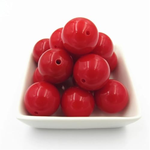 6 mm/8 mm/10 mm/12 mm/14 mm/16 mm/18 mm/20 mm, Acryl, massiv, für klobige Halsketten/DIY/handgefertigt, rot, 6 mm, 3800 Stück 6 mm/8 mm/10 mm/12 mm/14 mm/16 mm/18 mm/20 mm, Acryl, massiv, für klobige Halsketten/DIY/handgefertigt, rot, 6 mm, 3800 Stück von Rfmfkkg