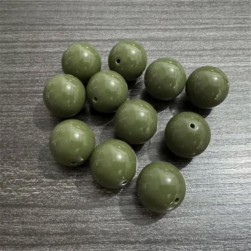 6 mm/8 mm/10 mm/12 mm/14 mm/16 mm/18 mm/20 mm, massive klobige Acrylperlen, solide runde Perlen, DIY, handgefertigte Perlen, Olivgrün, EN8, 6 mm, 3800 Stück pro Beutel 6 mm/8 mm/10 mm/12 mm/14 mm/16 mm/18 mm/20 mm, massive klobige Acrylperlen, solide runde Perlen, DIY, handgefertigte Perlen, Olivgrün, EN8, 6 mm, 3800 Stück pro Beutel von Rfmfkkg
