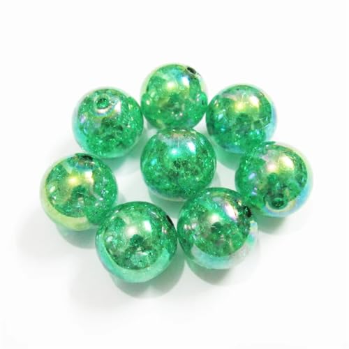 Acryl-Rissperlen für klobige Halsketten, DIY/handgefertigter Schmuck, dunkel EN8, 12 mm, 480 Stück pro Beutel, 12 mm, 12 mm von Rfmfkkg