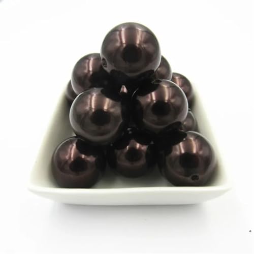 Acrylperlen, 6 mm, 8 mm, 10 mm, 12 mm, 14 mm, 16 mm, 18 mm, 20 mm, für klobige Halsketten, selbstgemachten Schmuck, Kaffee, A36, 16 mm, 220 Stück pro Beutel Acrylperlen, 6 mm, 8 mm, 10 mm, 12 mm, 14 mm, 16 mm, 18 mm, 20 mm, für klobige Halsketten, selbstgemachten Schmuck, Kaffee, A36, 16 mm, 220 Stück pro Beutel von Rfmfkkg