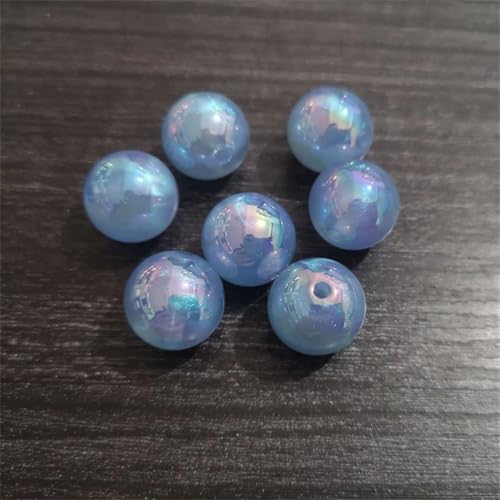 Runde UV-Perlen für Hochzeit, Dekoration, Basteln, überzogen, für Schmuck, DIY, Handarbeit, Himmelblau, 12 mm, 500 Stück pro Beutel Runde UV-Perlen für Hochzeit, Dekoration, Basteln, überzogen, für Schmuck, DIY, Handarbeit, Himmelblau, 12 mm, 500 Stück pro Beutel von Rfmfkkg