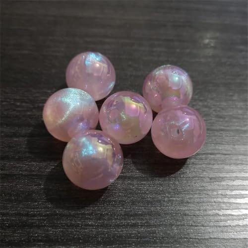 Runde UV-Perlen für Hochzeiten, 12 mm/16 mm/20 mm, zum Basteln, überzogen, 12 mm, 500 Stück pro Beutel von Rfmfkkg