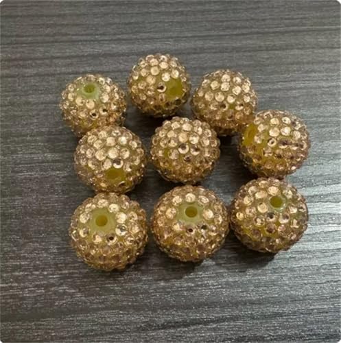 Strassstein-Perlen für klobige Halsketten, DIY, handgefertigt, Stiftschmuck, 1121, 20 mm, 100 Stück pro Beutel, 20 mm, 20 mm, 20 mm von Rfmfkkg