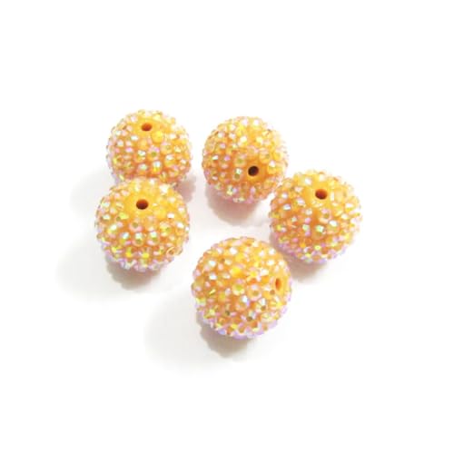 Strassstein-Perlen für klobige Halsketten, DIY, handgefertigt, Stiftschmuck, 20 mm, 100 Stück pro Beutel, 20 mm, 20 mm, 100 Stück pro Beutel Strassstein-Perlen für klobige Halsketten, DIY, handgefertigt, Stiftschmuck, 20 mm, 100 Stück pro Beutel, 20 mm, 20 mm, 100 Stück pro Beutel von Rfmfkkg