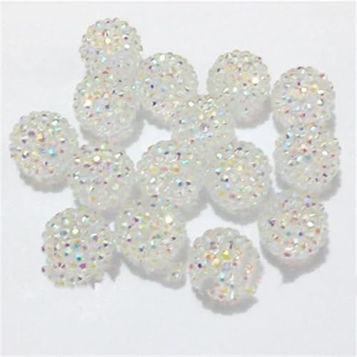 Strassstein-Perlen für klobige Halsketten, DIY, handgefertigt, Stiftschmuck, 20 mm, 20 mm, 100 Stück pro Beutel, 20 mm, 20 mm, 20 mm, 20 mm Strassstein-Perlen für klobige Halsketten, DIY, handgefertigt, Stiftschmuck, 20 mm, 20 mm, 100 Stück pro Beutel, 20 mm, 20 mm, 20 mm, 20 mm von Rfmfkkg