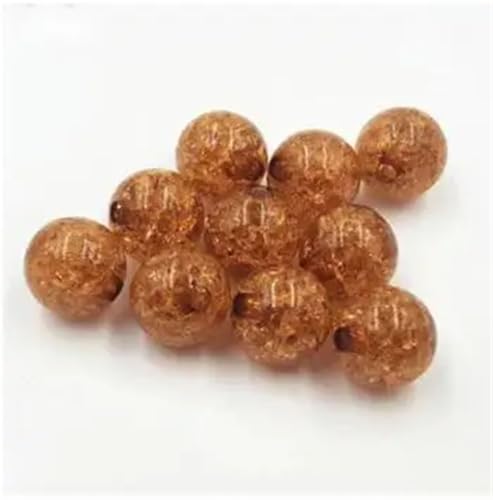 Transparente Rissperlen, 8 mm/10 mm/12 mm/14 mm/20 mm, für groben Schmuck, DIY, handgefertigt, Braun, 12 mm, 480 Stück pro Beutel Transparente Rissperlen, 8 mm/10 mm/12 mm/14 mm/20 mm, für groben Schmuck, DIY, handgefertigt, Braun, 12 mm, 480 Stück pro Beutel von Rfmfkkg