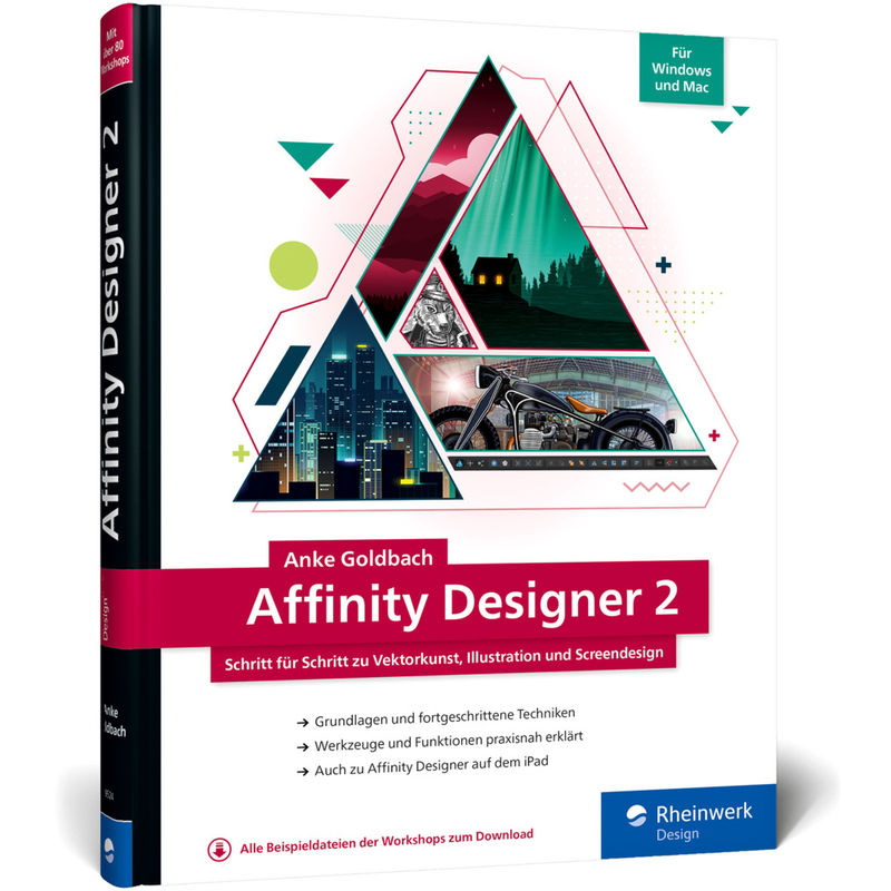 Affinity Designer 2 - Anke Goldbach, Gebunden von Rheinwerk Verlag