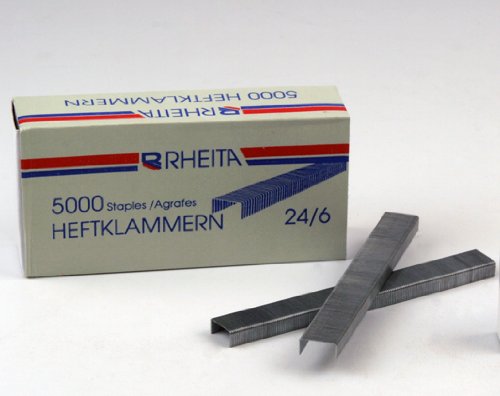 5.000 Heftlammern No. 24/6 5.000 Heftlammern No. 24/6 von Rheita