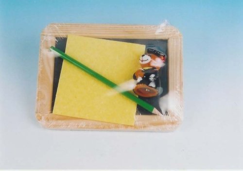Schiefertafel-Set 4tlg. mit Naturholzrahmen 17x22cm Schiefertafel-Set 4tlg. mit Naturholzrahmen 17x22cm von Rheita