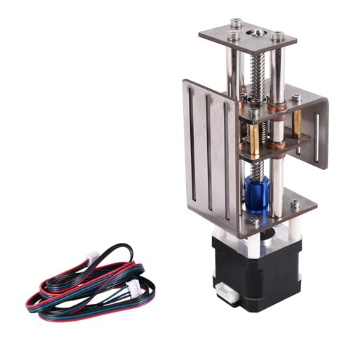 Rhghfujhgy CNC-Z-Achsen-Schiebetisch, CNC-FräSer-Kit, DIY-FräSen, Kleines ÜBertragungsmodul, 100 Mm Abstand, HolzfräSer, Z-Achsen-Motor von Rhghfujhgy