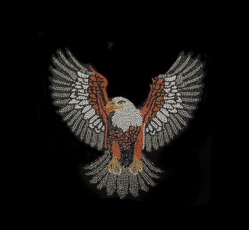Flying Eagle Strass Wärmeübertragung Patch Kristall Bügelbild Applikation für Jacken Hoodies Custom T-Shirts DIY Flying Eagle Strass Wärmeübertragung Patch Kristall Bügelbild Applikation für Jacken Hoodies Custom T-Shirts DIY von Rhinestop