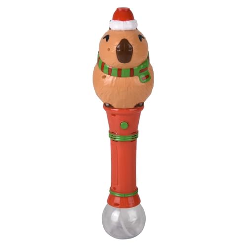 Rhode Island Novelty Beleuchteter Weihnachtsblasen-Zauberstab, Capybara, 33 cm, Stil kann variieren von Rhode Island Novelty