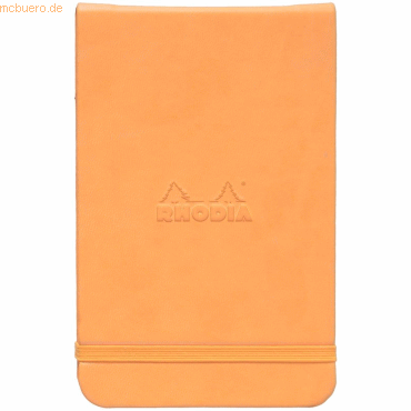 Rhodia Notizblock Webnotepad A6 9x14cm 96 Blatt 90g liniert orange von Rhodia