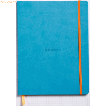 2 x Rhodia Notizbuch Flex 19x25cm liniert 90g/qm 80 Blatt türkis von Rhodia