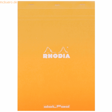5 x Rhodia Notizblock DotPad Nr. 18 A4 21x29,7cm 80 Blatt 80g Dot Grid von Rhodia