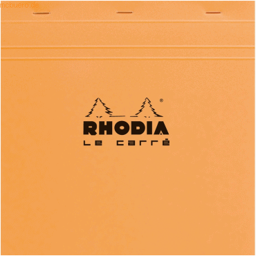 Rhodia Notizblock Le Carre quadratisch 21x21cm 80 Blatt 80g kariert or Rhodia Notizblock Le Carre quadratisch 21x21cm 80 Blatt 80g kariert or von Rhodia