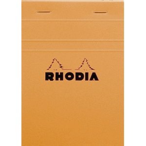 Rhodia 10 x Notizblock Nr. 13 A6 10,5x14,8cm 80 Blatt 80g kariert orange von Rhodia