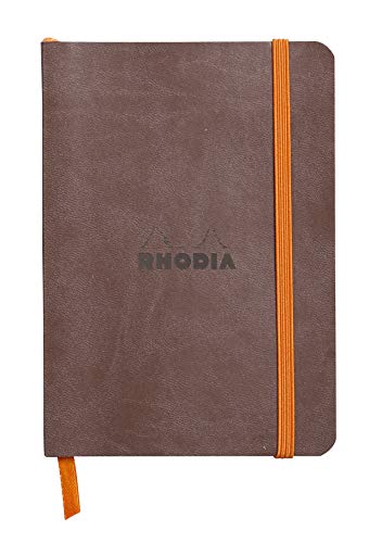 Rhodia 117303C Notizheft (mit weichem Umschlag, liniert, 72 Blatt, DIN A6, 10,5 x 14,8 cm) 1 Stück schokoladenbraun von Rhodia