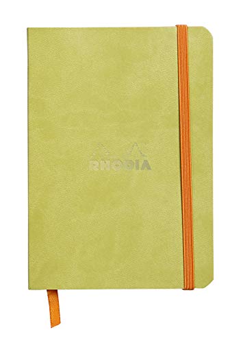 Rhodia 117306C Notizheft (mit weichem Umschlag, liniert, 72 Blatt, DIN A6, 10,5 x 14,8 cm) 1 Stück anisgrün von Rhodia