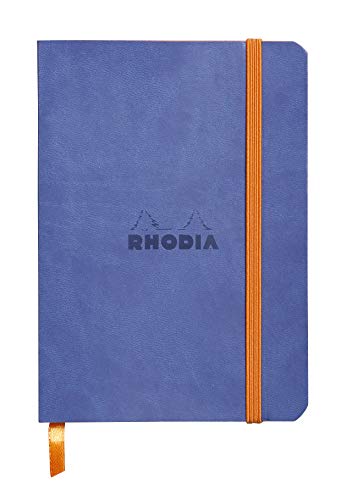 Rhodia 117308C Notizheft (mit weichem Umschlag, liniert, 72 Blatt, DIN A6, 10,5 x 14,8 cm) 1 Stück saphirblau von Rhodia