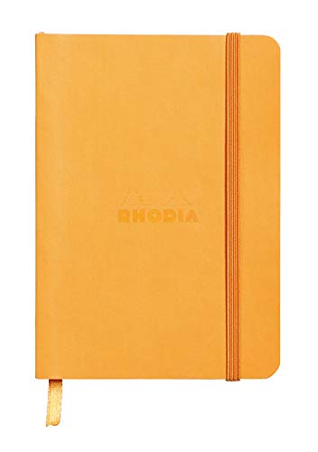 Rhodia 117315C Notizheft (mit weichem Umschlag, liniert, 72 Blatt, DIN A6, 10,5 x 14,8 cm) 1 Stück orange von Rhodia