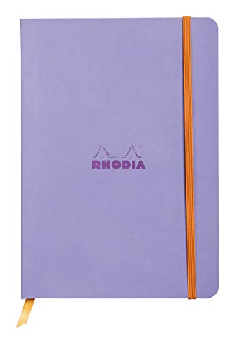 Rhodia 117409C Notizheft (mit weichem Umschlag, liniert, 80 Blatt, DIN A5, 14,8 x 21 cm) 1 Stück iris von Rhodia