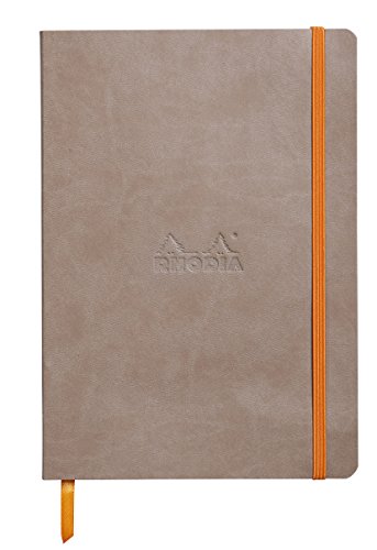 Rhodia 117818C - Rhodiarama carnet souple TAUPE A5 160 pages 5/5 papier ivoire 90 g, fermeture élastique Rhodia 117818C - Rhodiarama carnet souple TAUPE A5 160 pages 5/5 papier ivoire 90 g, fermeture élastique von Rhodia