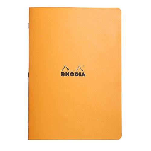 Rhodia 119164C Heft (DIN A4, 21 x 29,7 cm, kariert, 48 Blatt) 1 Stück orange von Rhodia