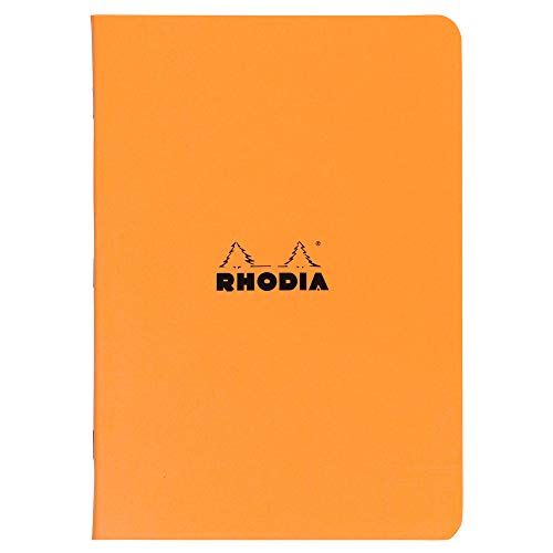 Rhodia 119164C Heft (DIN A4, 21 x 29,7 cm, kariert, 48 Blatt) 1 Stück orange von Rhodia