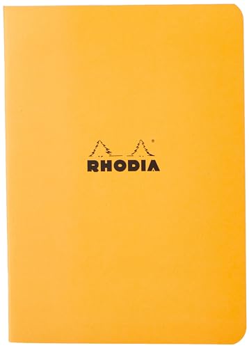 Rhodia 119184C Heft (DIN A5, 14,8 x 21 cm, kariert, 48 Blatt) 1 Stück orange von Rhodia