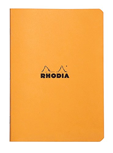 Rhodia 119188C Heft (DIN A5, 14,8 x 21 cm, liniert, 48 Blatt) 1 Stück orange von Rhodia