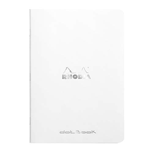 Rhodia 119200C - Notizheft Classic 48 Blatt, 14,8x21 cm 80g Dot-Lineatur, Weiß, 1 Stück Rhodia 119200C - Notizheft Classic 48 Blatt, 14,8x21 cm 80g Dot-Lineatur, Weiß, 1 Stück von Rhodia
