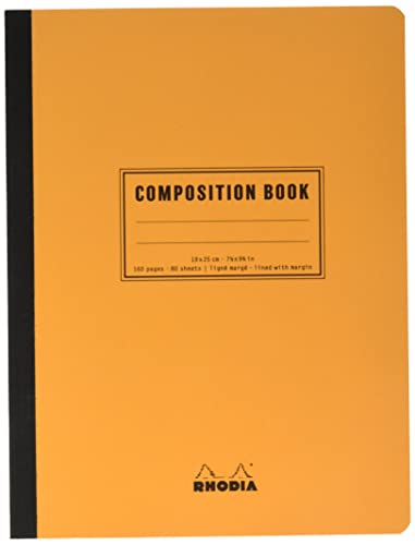 Rhodia 119248C - Heft Composition Book 80 Blatt 19x25 cm 80g liniert, Orange, 1 Stück Rhodia 119248C - Heft Composition Book 80 Blatt 19x25 cm 80g liniert, Orange, 1 Stück von Rhodia