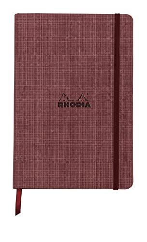 Rhodia 120033C - Rhodia ORANGE Botanique - Heft geleimt, mit festem Deckel aus Kunstleder, DIN A5 liniert, 96 Blatt, elfenbeinfarbiges Papier 90g, Amarant, 1 Stück Rhodia 120033C - Rhodia ORANGE Botanique - Heft geleimt, mit festem Deckel aus Kunstleder, DIN A5 liniert, 96 Blatt, elfenbeinfarbiges Papier 90g, Amarant, 1 Stück von Rhodia