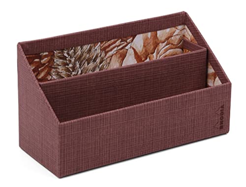Rhodia 120037C - Rhodia ORANGE Botanique - Briefablage / Organizer, ideal für den Schreibtisch 25x10x14 cm, Kunstleder, leicht und tragbar, Amarant, 1 Stück Rhodia 120037C - Rhodia ORANGE Botanique - Briefablage / Organizer, ideal für den Schreibtisch 25x10x14 cm, Kunstleder, leicht und tragbar, Amarant, 1 Stück von Rhodia