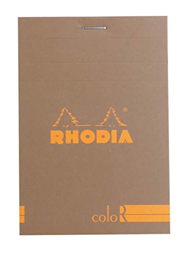 Rhodia 12964C Block (elfenbein, liniert, 90 g, 85 x 120 mm, mikroperforiert, 70 Blatt) 1 Stück maulwurf von Rhodia